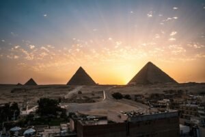 Egypt tours 2026 - Giza Pyramids and Sphinx at sunrise, Cairo, Egypt